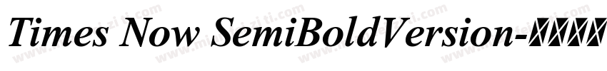 Times Now SemiBoldVersion字体转换